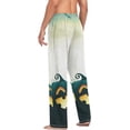 thumbnail image 6 of Halloween Pumpkins Moonlight Men's Pajama Pants, Soft and Comfortable Lounge Sleep Bottoms with Pockets, Men's Sleepwear with Custom Print, Small, 6 of 7