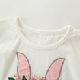 thumbnail image 4 of WIBACKER 2-7T Toddler Little Girl Tutu Tulle Dress Cute Rabbit Short Sleeve Birthday Party Sundress, 4 of 7