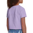 thumbnail image 5 of Uourmeti Girls Cat Crewneck T-Shirt Cute Short Crop Tops Flower Casual Sports Pullover Summer Short Sleeve Top Size 8-10, 5 of 6