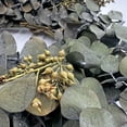 thumbnail image 3 of Maklaine 30" Preserved Decorative Real Eucalyptus Wreath in Green, 3 of 5