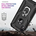thumbnail image 4 of 3in1 Case Bundle for Apple iPhone XR Heavy Duty Case with Built-in Kickstand, Dual Layer Protection with 2 Clear Screen Protectors, Sturdy Case for Apple iPhone XR, Black, 4 of 7