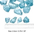 thumbnail image 2 of Fire Glass for Fire Pit, 2-3mm(1/9") High Luster Natural Glass Rocks, Turquoise, 2 of 3