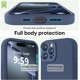 thumbnail image 3 of Funda de Silicona Premium, Forro de Microfibra Suave, para iPhone 16 Pro de 6.3 Pulgadas, Azul Marino, 3 of 7