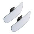 thumbnail image 4 of Black Espejo retrovisor para parabrisas de coche, espejo retrovisor transparente giratorio 360, 2 uds., 4 of 5