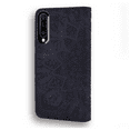 thumbnail image 3 of Allytech Galaxy A40 Case for Girls Women, Slim Fit PU Leather Mandala Embossed Folio Flip Stand Shockproof Full Protective Cards Holder Wallet Case Cover for Samsung Galaxy A40, Black, 3 of 13