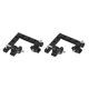 thumbnail image 2 of Abrazaderas de carpintería con Clip fijo, empalme negro en forma de L, cuadrados de posicionamiento de 90 grados, para muebles, armarios, cajas, 2 uds., 2 of 8