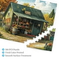thumbnail image 3 of 500 PCS Rural small shop jigsaw Wooden puzzles 500 pieces,Impossible Hard Difficult Challenging Puzzles for Adults,Classic Rural small shop Vintage Puzzle,Unique Artwork for Adults,for Puzzle Lover, 3 of 6