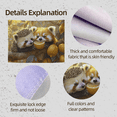 thumbnail image 3 of Panda and Hedgehog Tapestry - Adorable Animals Design & Durable Polyester Wall Tapestry, Lightweight & Easy to Install, Perfect Themed Decor for Living Room, Bedroom, Office Room Decoration 37*29inch, 3 of 8