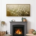 thumbnail image 3 of Large Framed Canvas Print The Abstract Modern Wall Art Decorative Ready to Hang Painting for Living room Bedroom - 60"x30" Natural Frame, 3 of 7