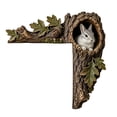 thumbnail image 2 of Velmasee Forest Animal Doorway Door Frame Decor, 2D Realistic Print Smooth Wood No-Drill Installation, Woodland Ornament for Home Wall Corner Fall Christmas Decor, 2 of 8