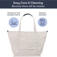 thumbnail image 5 of Colugo The Diaper Tote, Baby Diaper Tote Bag, Dune Zebra, 5 of 8