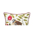 thumbnail image 3 of Partridge In A Pear Tree Printed 100% Cotton Christmas Accent Throw Pillow 18" x 18", 3 of 5