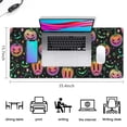 thumbnail image 5 of Long Mouse Pads for Desk,Colorful Halloween Pumpkins Desk Mats on Top Of Desks, Desk Mouse Pad Extra Large with 3mm Non-Slip Base and Stitched Edge for Gaming,Office,Work,Home 35.4"x15.7", 5 of 6
