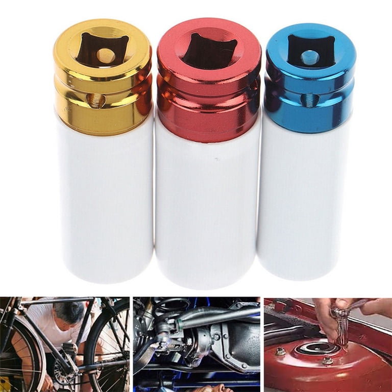 Heavy Duty Tire Protection Socket – Colorful Nylon Sleeve, Deep Nut 17mm/19mm/21mm (Choose Size) For Wheel Bolts