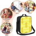 thumbnail image 5 of Lsque Gold Pineapple Lunch Bag Lunch Box for Women Men Reusable Insulated Lunch Tote Bag,Leakproof Thermal Cooler Sack Food Handbags Case High Capacity, 5 of 9