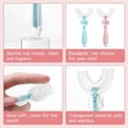 thumbnail image 3 of 2PC Children's U-shaped Toothbrush,Silicone(Children Ages 6-12), 3 of 5
