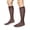Coffee, variant on Mens Silk Work Socks 2 Pack, Breathable Ultra Thin Nylon Dress Socks Over the Calf for Causal Business, Black
