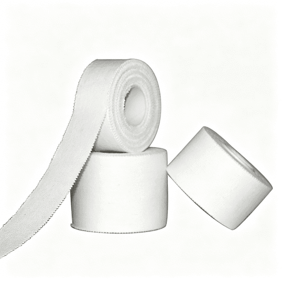 BESTSKY Sports Medicine Premium Athletic Tape, 10 Pack, White - Quality Hospital-Grade Athletic Tape, Easy to Tear for Fast & Effective Taping, 1.5" X 15 Yards Per Roll