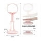 thumbnail image 3 of Lámpara LED, lámpara de escritorio para niños, lámpara de noche para niña con orejas de gato rosa, lámparas de mesa, lámpara de escritorio para niños con brillo ajustable, luz regulable para leer, 3 of 5