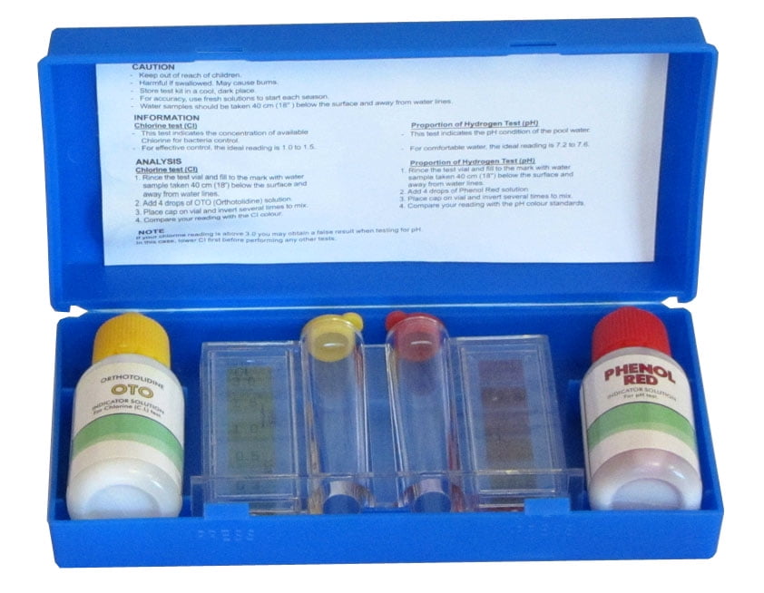 Swimming Pool Water Test Kit for Chlorine and PH Walmart Canada