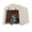 Khaki, variant on EastVita 6x8 FT Portable Outdoor Storage Shed with 2 Roll-Up Zipper Doors Vents Khaki
