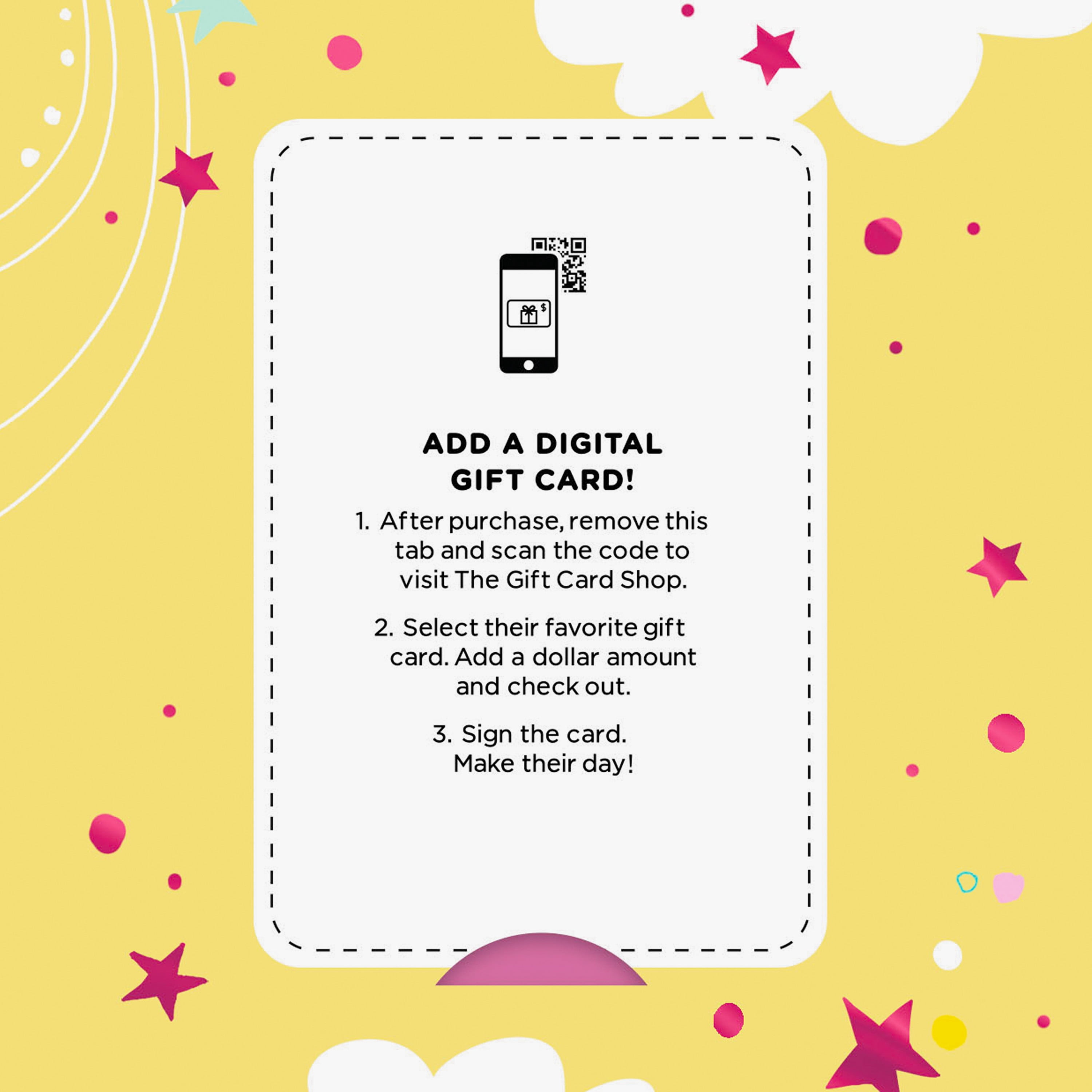 Hallmark Gift Card Greeting Birthday Card for Kids (Magic and Smiles Unicorn)