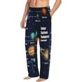 thumbnail image 2 of Balery Solar System print Men's Pajama Pants,Ultra Lightweight Pjs,Lounge Pant-Medium, 2 of 9