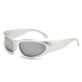 thumbnail image 4 of Gafas de sol modernas y futuristas para hombre, gafas deportivas para ciclismo, gafas de sol Y2K, 4 of 5
