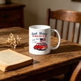 thumbnail image 5 of 250th Anniversary Commemorative Mug, 13oz Patriotic Decor Ceramic Coffee Cup, God Bless America Independence Day Novelty Cup Gifts for Men, Women, 5 of 6