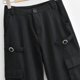 thumbnail image 5 of Monos Retro para mujer, pantalones rectos informales con varios bolsillos y cintura alta holgados a la moda para primavera y otoño para mujer Pompotops  ulkah940464, 5 of 8
