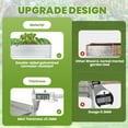 thumbnail image 2 of Homdox 6*3*2FT Galvanized Raised Garden Bed, Outdoor Thickened Raised Garden Planter Box for Vegetable Flower Fruit Herb, Rectangular Metal Garden Raised Box for Garden Yard, Sliver, 2 of 6