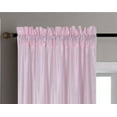 thumbnail image 2 of 2 panel faux silk solid curtain drapes with rod pocket 108" total wide by 84" long panel curtain for any bedroom or patio door non blackout semi sheer panels MR2 pink, 2 of 3