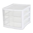 thumbnail image 1 of Cajonera Sterilite Blanca con 3 Cajones, 1 of 4