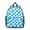 Cyan and White, variant on Brown and White Checkered Pattern Backpack for School, Cute School Bag with Adjustable Shoulder Straps and Padded Back, 13.8"x11.4"x6"