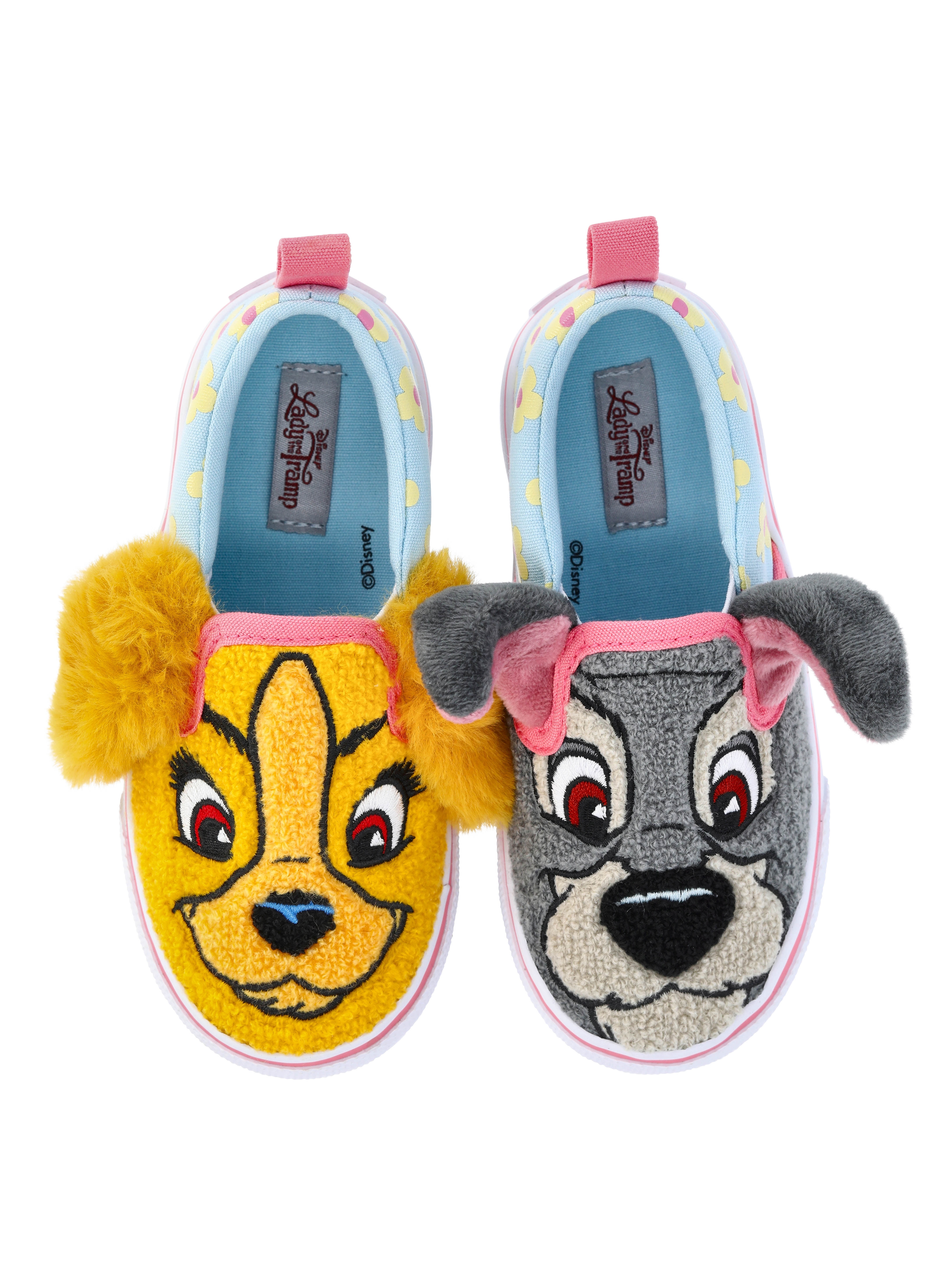 Disney Lady and The Tramp Toddler Kids Casual Slip On Shoes