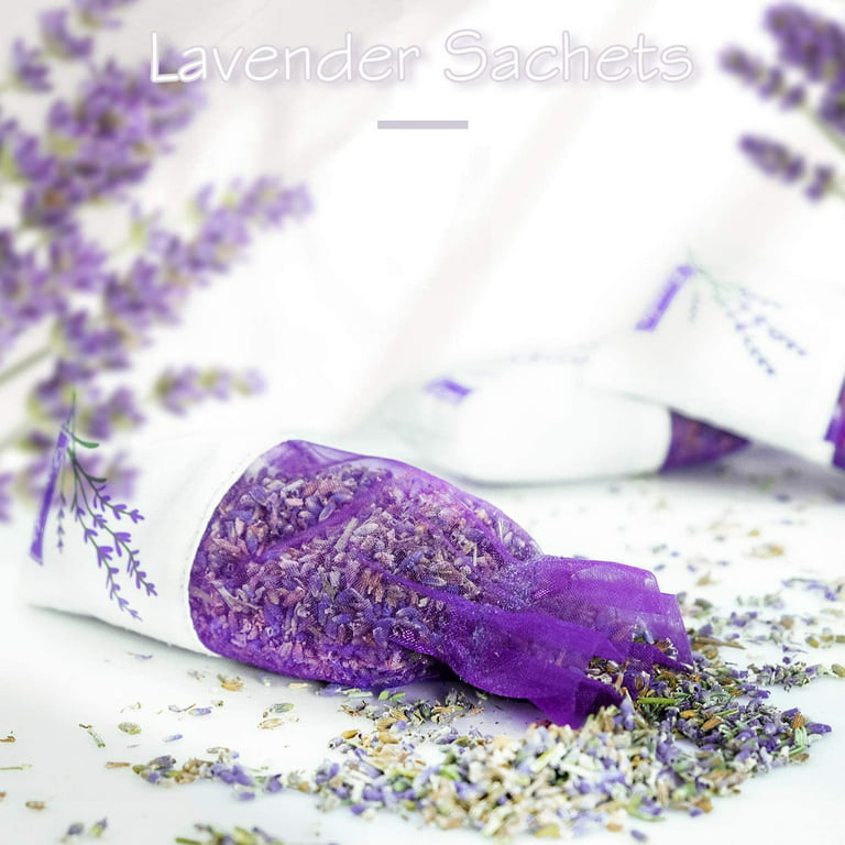 Lavender Sachets Moth Repellent for Yarn and Clothing Organic Dried Lavender  Flowers 