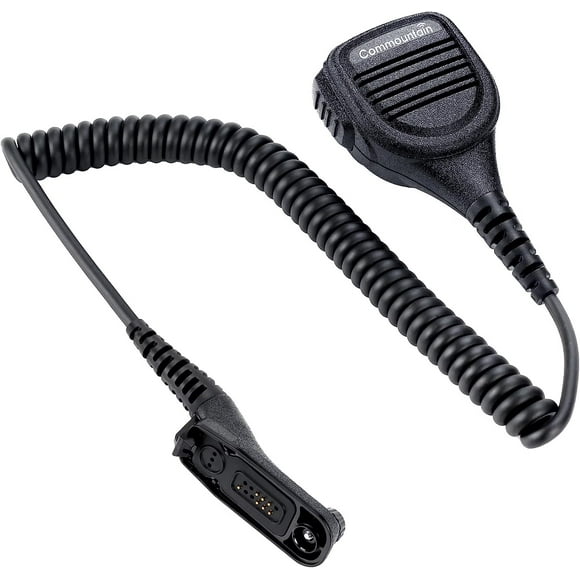Micro Haut-Parleur avec Câble Renforcé pour Radios Motorola APX6000 APX7000 APX8000 XPR6350 XPR6550 XPR7550 XPR7350e XPR7550e XPR7580e APX 6000 7000 8000 XPR 6550 7550e, Microphone à Bandoulière
