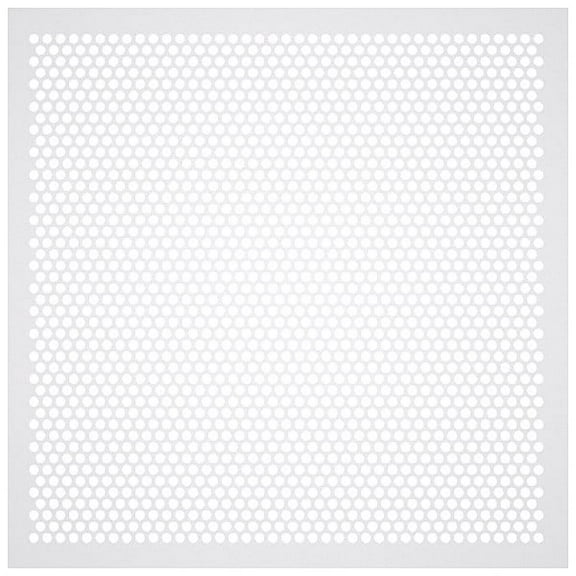 American Louver Perforated Diffuser,Square,Plastic,PK2 STR-PERF-2238-2PK