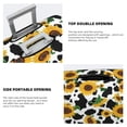 thumbnail image 5 of Lsque Cute Cow Print Sunflower D Printed Luggage Cover, Travel Luggage Protector,Scratch and Dirt Resistant, Fits 18-32 Inch Luggage - Large, 5 of 9