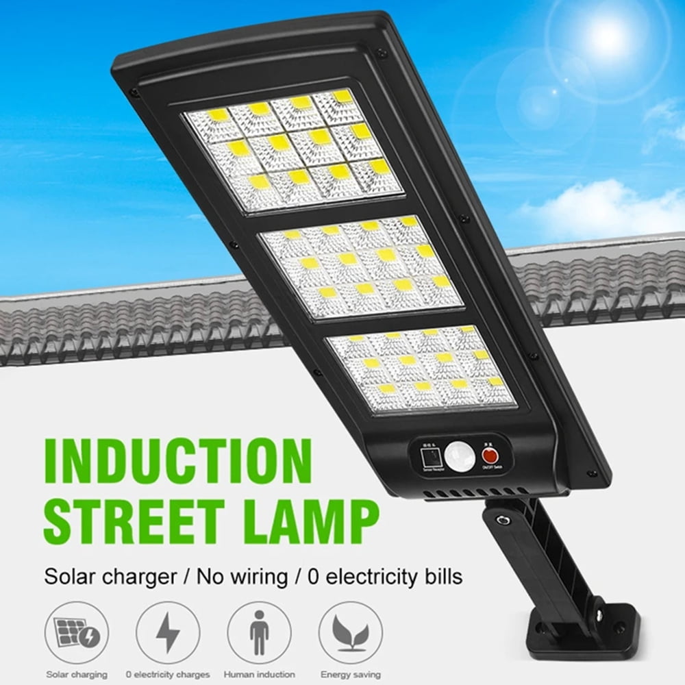 200W Solar Street Light Motion Sensor, Dusk to Dawn Solar Flood Lights Outdoor, IP65 Waterproof Solar Security Lights, LED Solar Lights for Outside Garden Yard Path Parking Lot