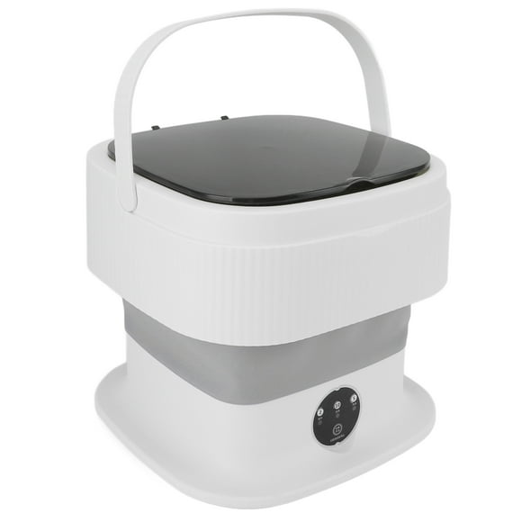 Portable Washing Machine, 40W 10L IPX4 Waterproof Mini Foldable Clothes Washer Machine for Home Dorm Travel Apartment, Small Laundry Washer for Underwear, Socks, Baby Clothes
