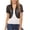 A01 Black, variant on Cropped Cardigan for Women Shrug Chiffon Open Front Ruffle Sleeve Cropped Bolero for Evening Dressy Elegant Blouse Tops Open Front Cardigan