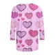 thumbnail image 5 of RKSTN Valentines 3/4 Sleeve Tops for Women Oversized Crewneck Valentine's Day Graphic Printed Short Sleeve T Shirt Womens Casual Round Neck Loose Comfy Loves Heart Print Three Quarter Sleeve Shirts, 5 of 6