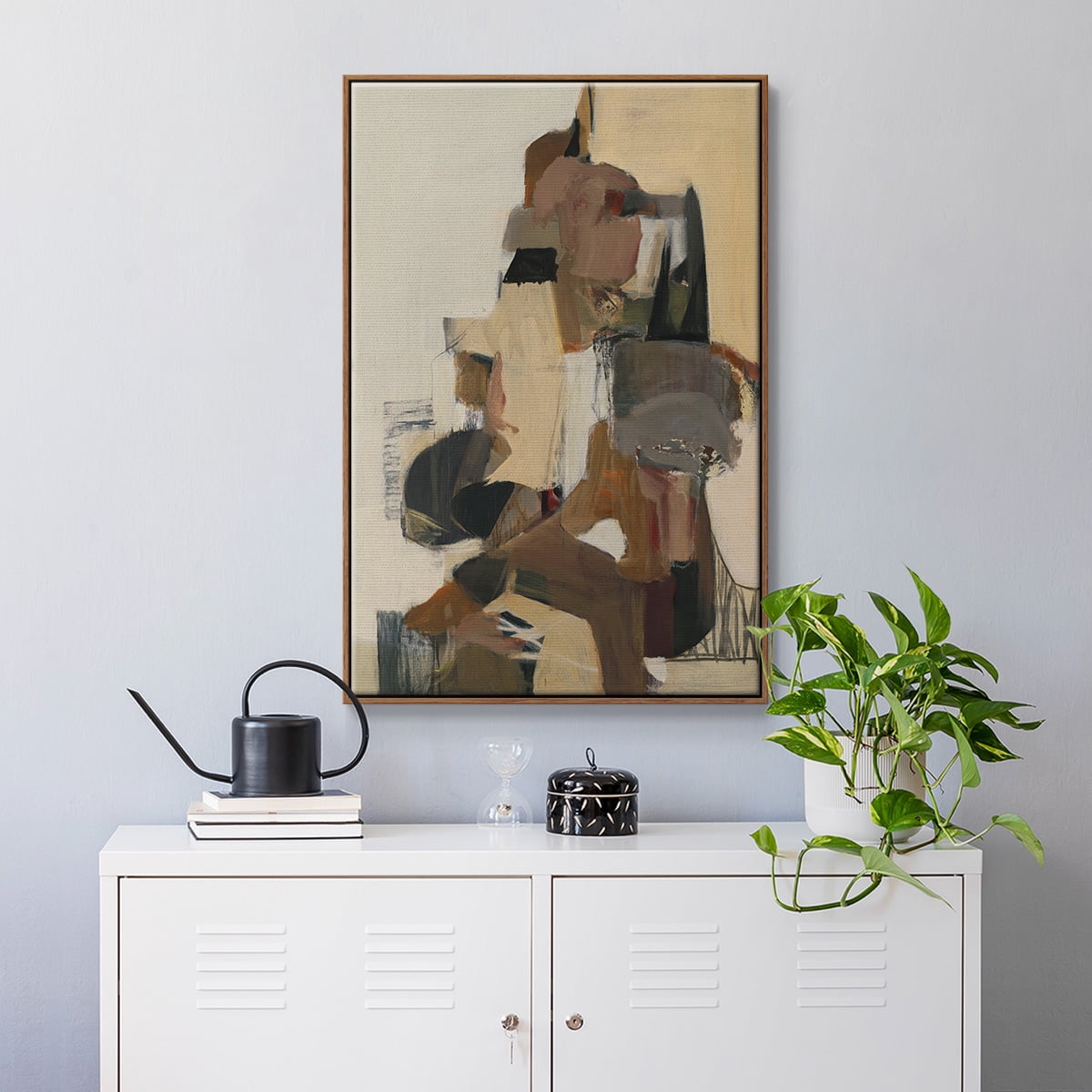 Mesa Grande Framed Premium Gallery Wrapped Canvas - Ready to Hang - 17 x 25 - Walnut Floating Frame