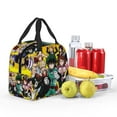 thumbnail image 5 of My Hero Academia Lunch Bag, Anime Lunch Box, Reusable Insulated Lunch Tote Bag For Office Work Pinic, Keep Food Fresh, Meal Handbag, 8.5*8*5 Inch, 5 of 9