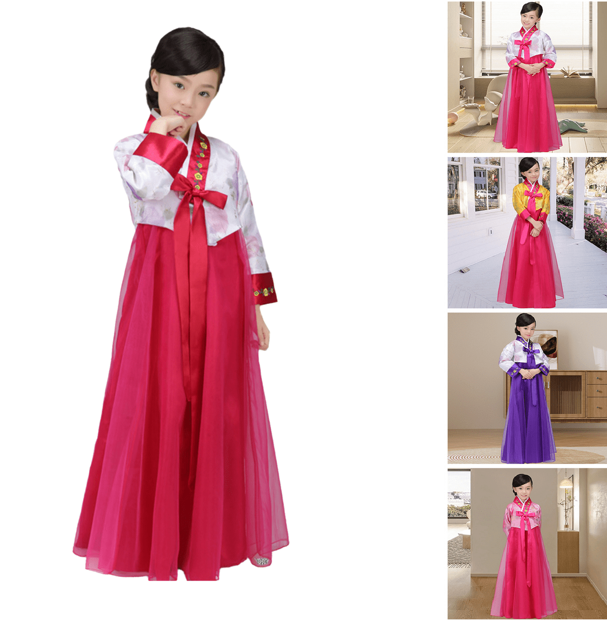 Vestido Hanbok Tradicional Coreano Para Mujer – Disfraz De Cosplay, Ideal Para Fiestas, Bodas Y Eventos Temáticos
