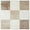 Beige Luxor, variant on Peel and Stick Backsplash - 5 Sheets of 7,75" x 7,75" - 3D Adhesive Peel and Stick Tile Backsplash for Kitchen, Bathroom, Wall Tile, Checkered