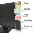 thumbnail image 5 of Accesorio Para Tablero De Mensajes De Computadora, Soporte Profesional Para Notas De Oficina En Casa, Planificador De Placas Fijas, Soporte Para Notas Laterales De Pantalla sonducket EL017565-01, 5 of 5