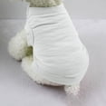 thumbnail image 4 of Pet Dog Warm Pajamas Soft Solid Color Cat Puppy Clothes Vest Cat Vest, 4 of 6