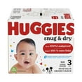 thumbnail image 2 of Huggies Size 3 Diapers, Snug & Dry Baby Diapers, Size 3 (16-28 lbs), 168 Count, 2 of 8